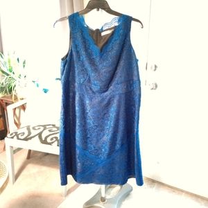Calvin Klein 16W lace dress NWOT